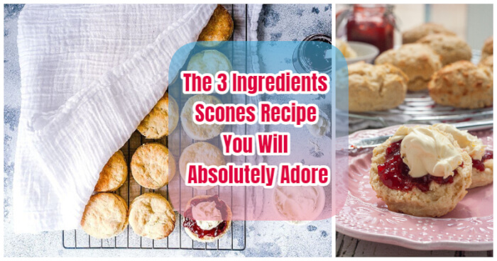 3 Ingredients Scones