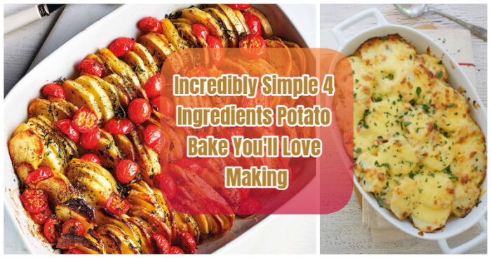 4 Ingredients Potato Bake