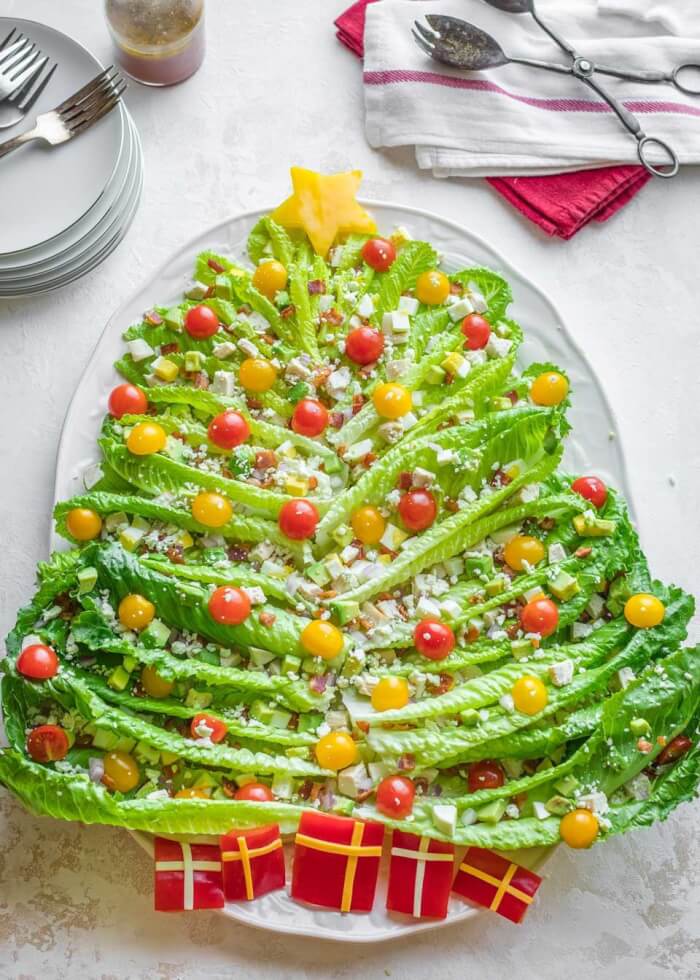 “Christmas Tree” Holiday Salad