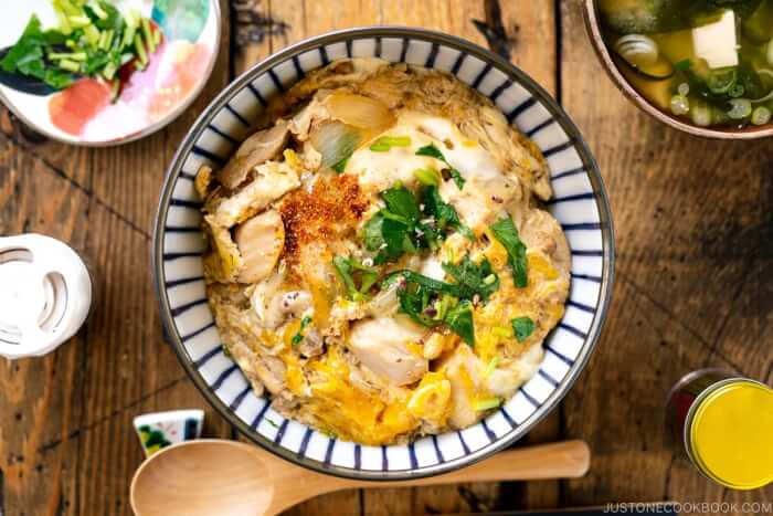 Chicken and Rice, Oyakodon (Chicken and Egg Rice Bowl)
