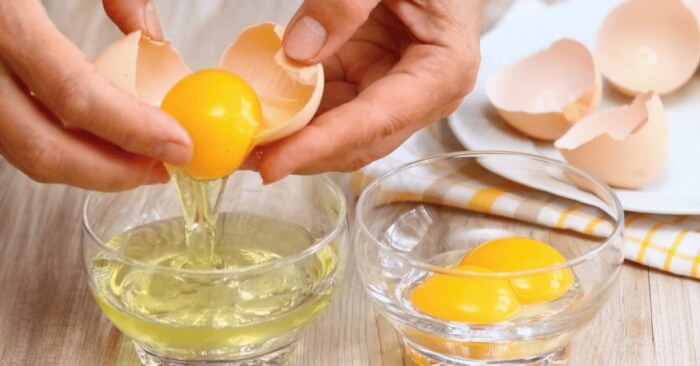 remove egg yolks