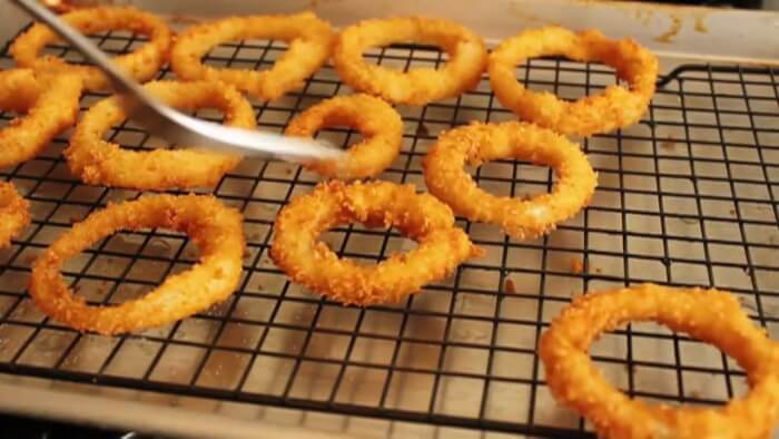 Keto Onion Rings, Baked onion rings