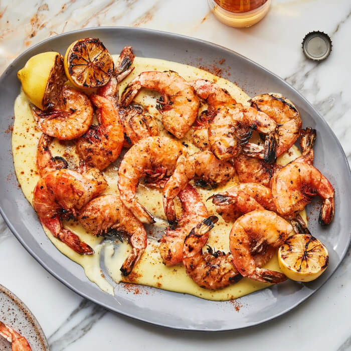 Shrimp on the Grill with Aioli and Old Bay