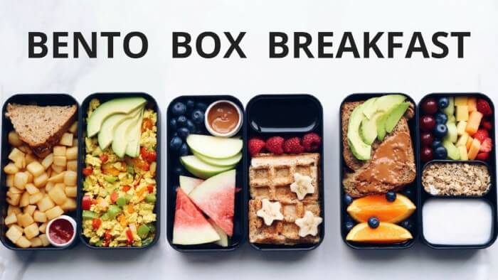 Breakfast in a bento box