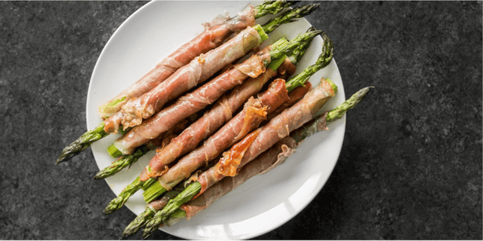 3-Ingredients Recipes, Crispy Prosciutto-Wrapped Asparagus
