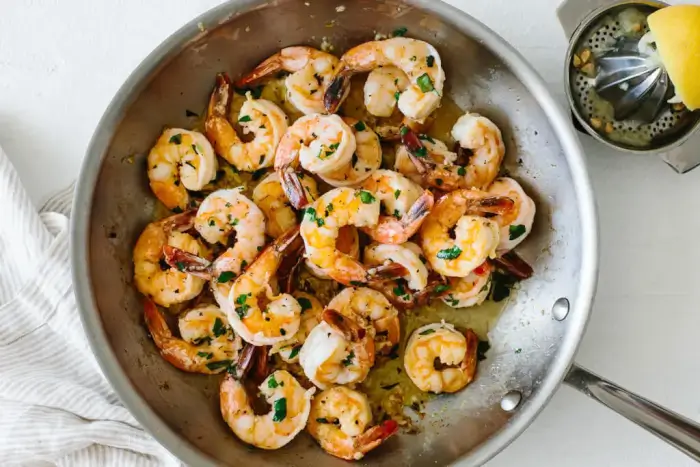 3-Ingredients Recipes, Garlic Butter Shrimp