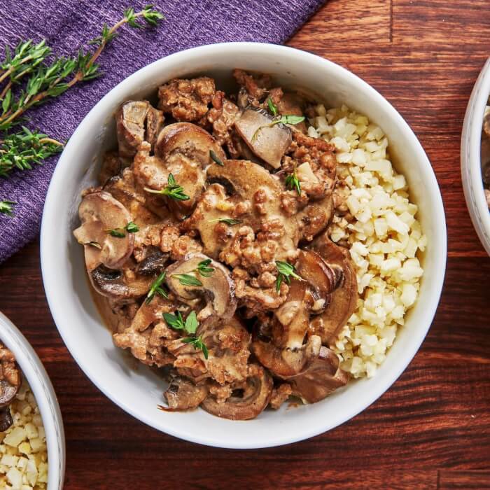 Keto Beef Stroganoff