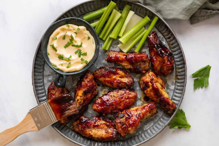 Dinners with Chicken Wings, BBQ Chicken Wings
