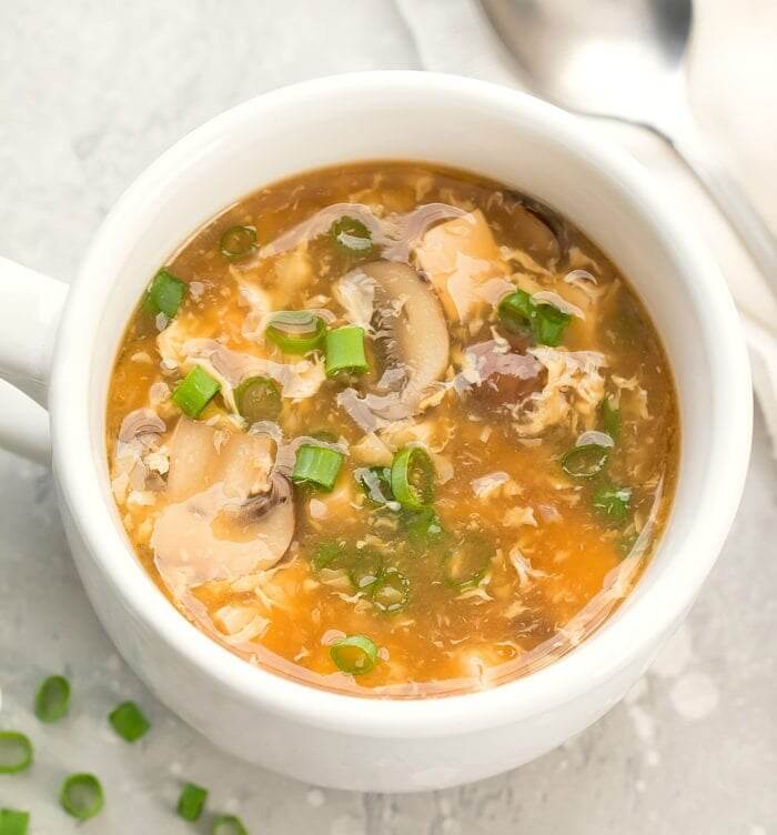 Hot and sour soup in Microwave