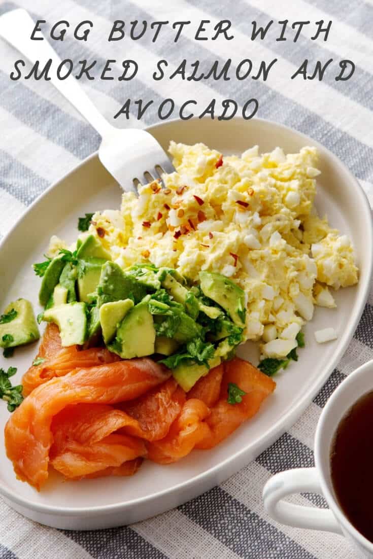 Keto Egg Butter With Smoked Salmon And Avocado