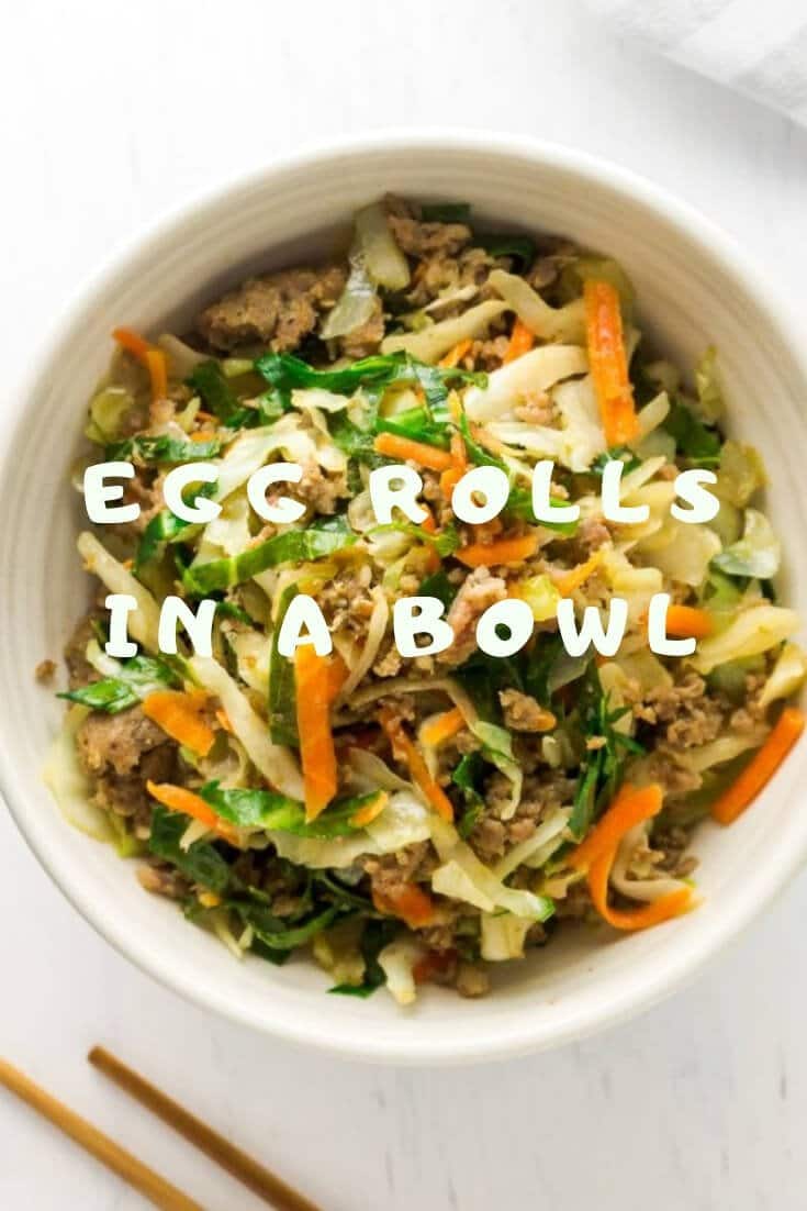 Keto Egg Rolls In A Bowl -easy