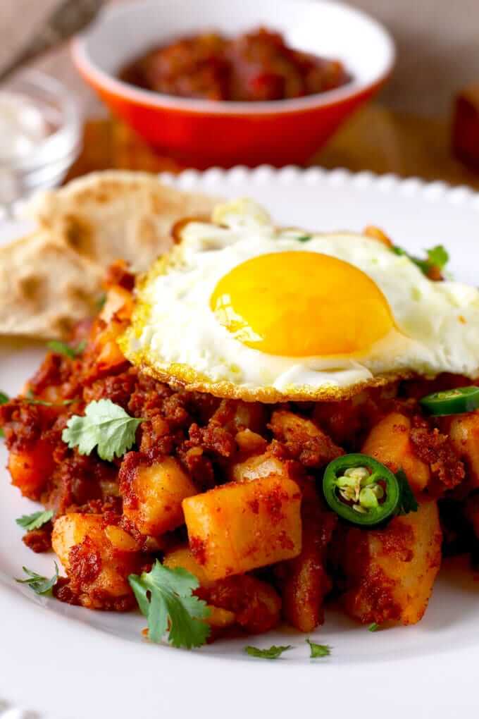 Potato Chorizo Breakfast Hash