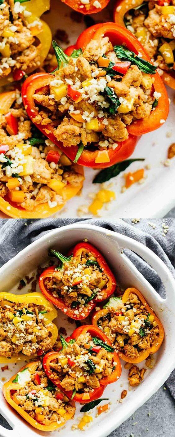Spicy Southwest Stuffed Peppers 