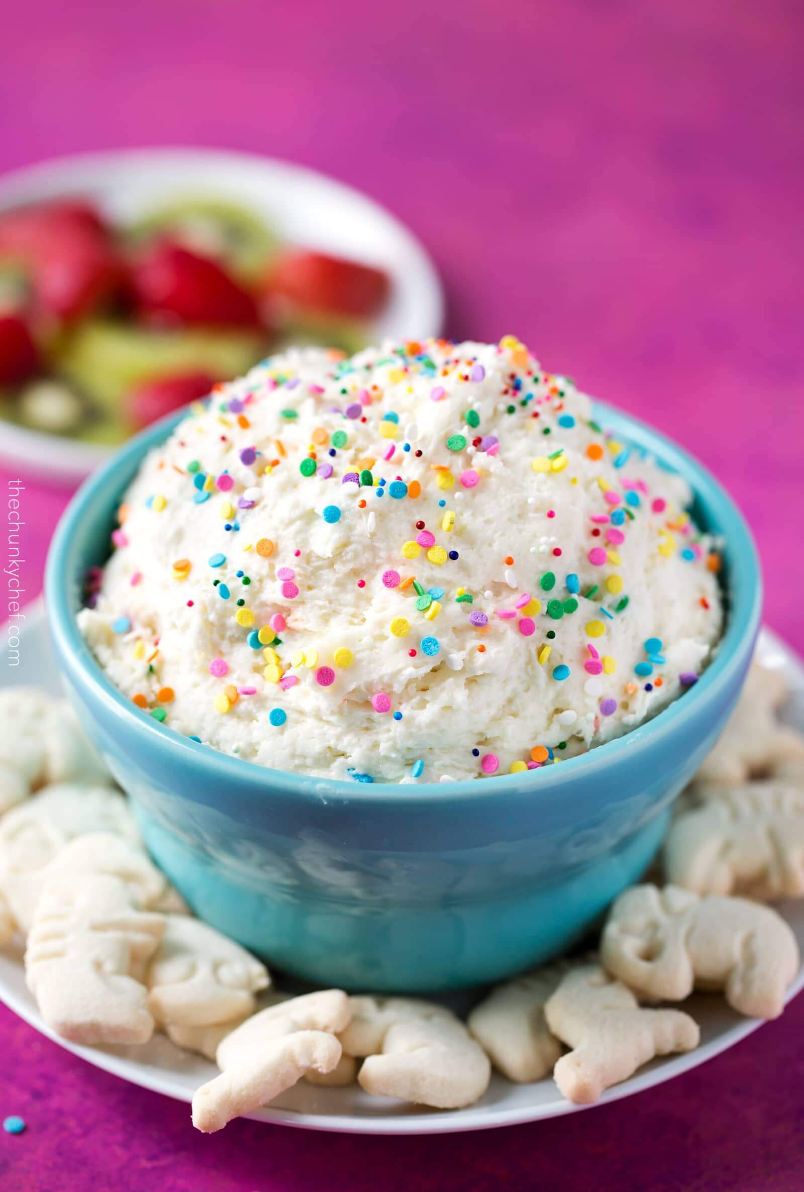 2. 4 Ingredient Funfetti Cake Dip 