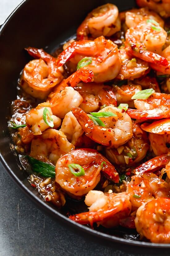 9. Honey Garlic Shrimp