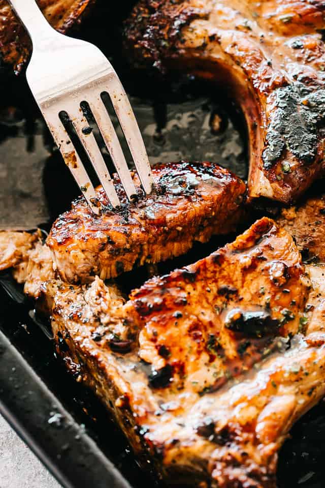 juicy oven baked pork chops