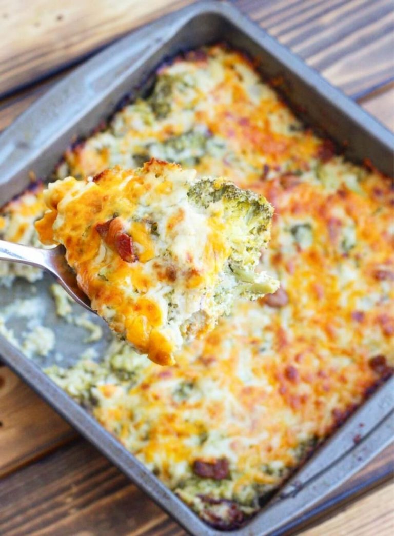 Loaded Cauliflower And Broccoli Casserole Easy And Healthy Recipes