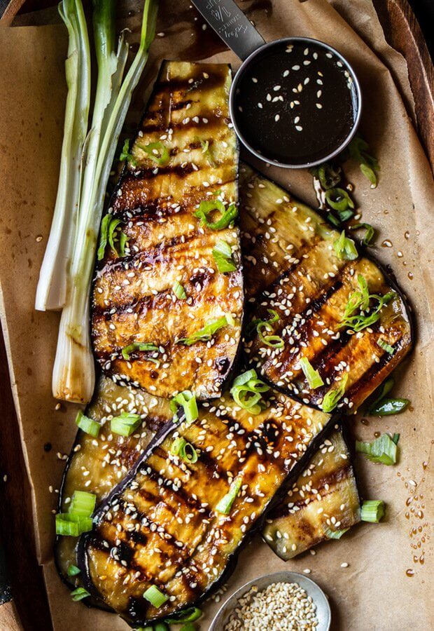 #1 Vegan Teriyaki Grilled Eggplant