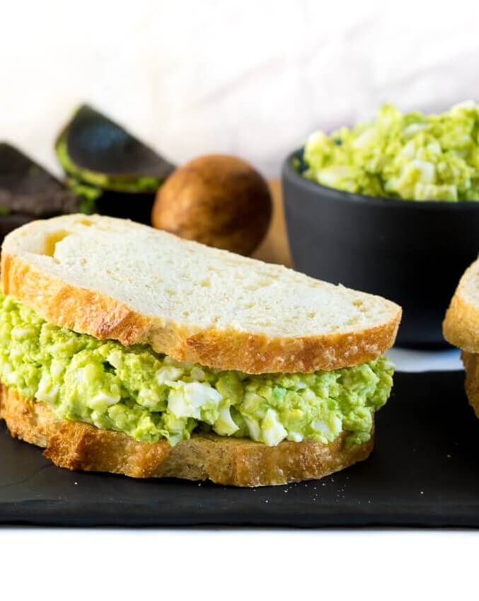 #10 Healthy Avocado Egg Salad