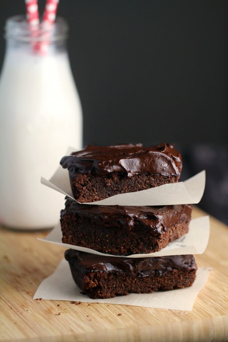 #13 Fudgy Avocado Brownies with Avocado Frosting