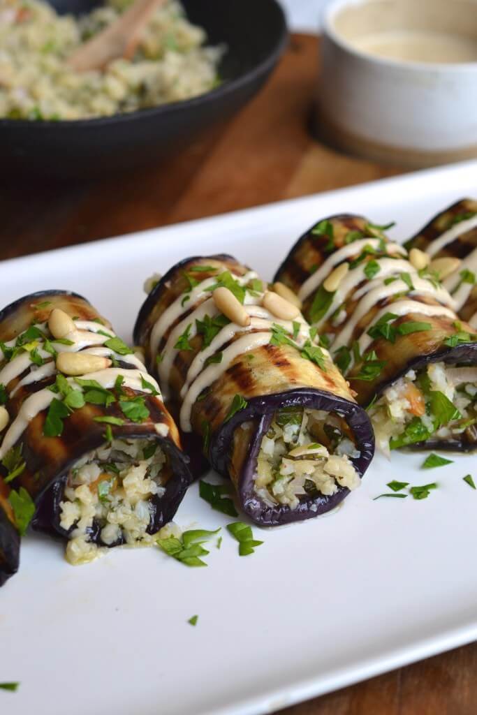 #14 Couscous Eggplant rolls