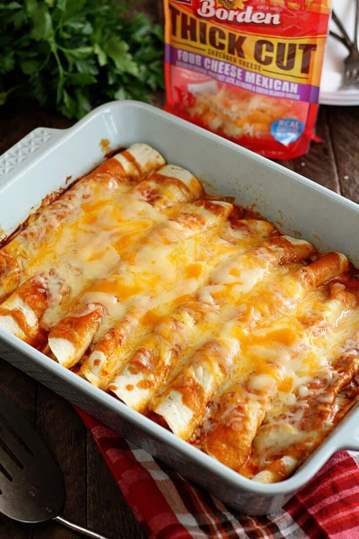 #15 5-Ingredient Beef Enchiladas