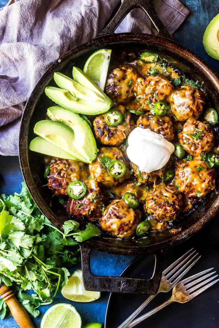 Low Carb Enchilada Meatballs Recipe Choose Board Recipes Food Delish ...