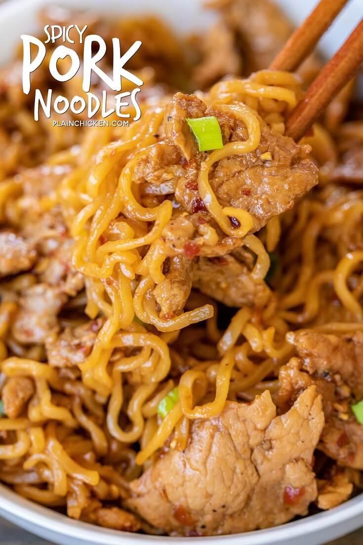#20 5-Ingredient Spicy Pork Noodles rv