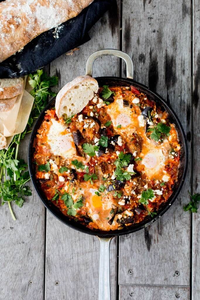 #25 Spiced Roasted Eggplant Shakshuka