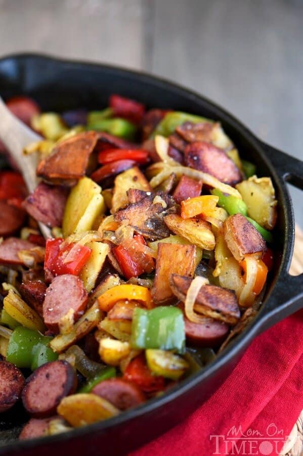 #27 Kielbasa, Peppers, and Potato Hash