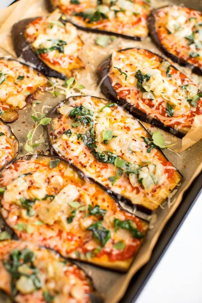 #4 Low-carb Eggplant Pizza