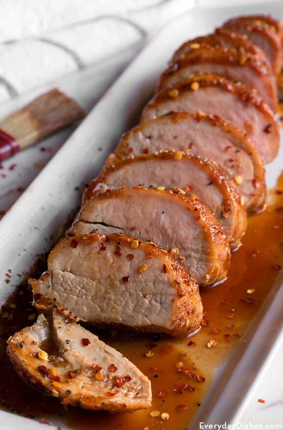 Pork Tenderloin Healthy Recipe : Sweet & Tangy Glazed Pork Tenderloin ...