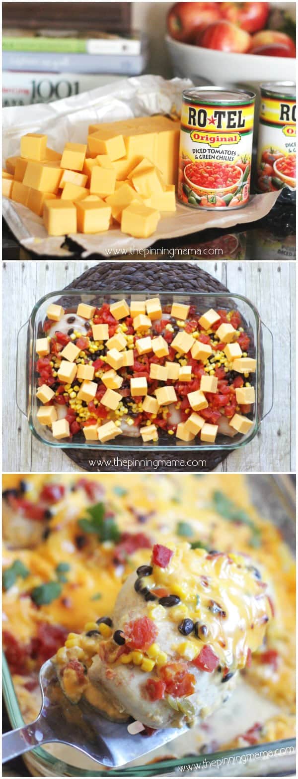 #7 One Dish Queso Chicken Bake