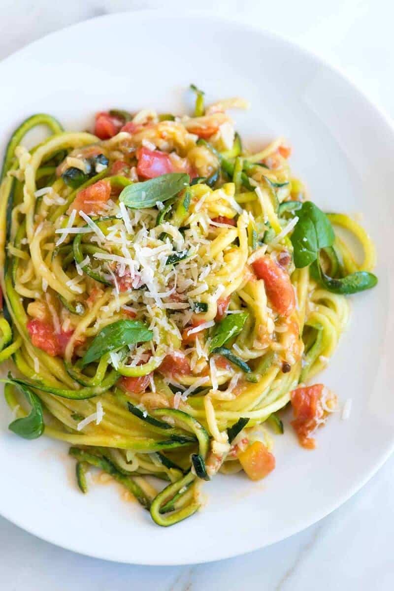 Zucchini Pasta For Summer Time - Easy and Healthy Recipes