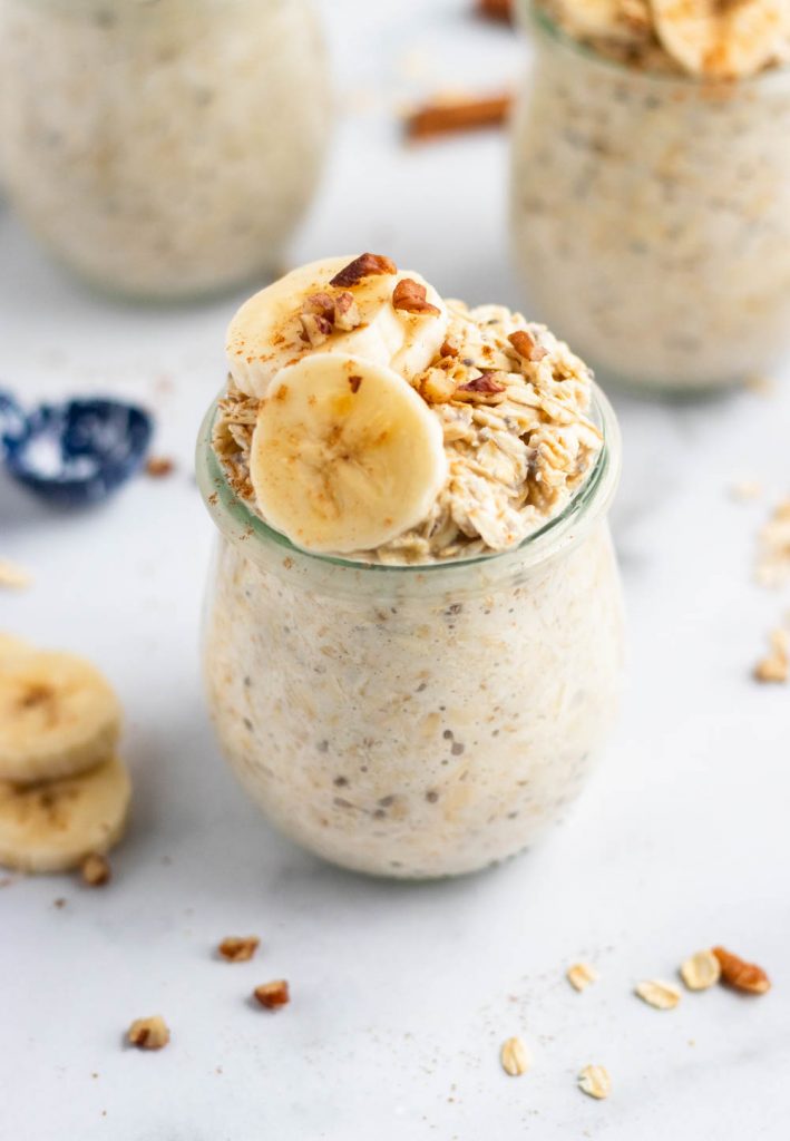 Banana Bread Overnight Oats