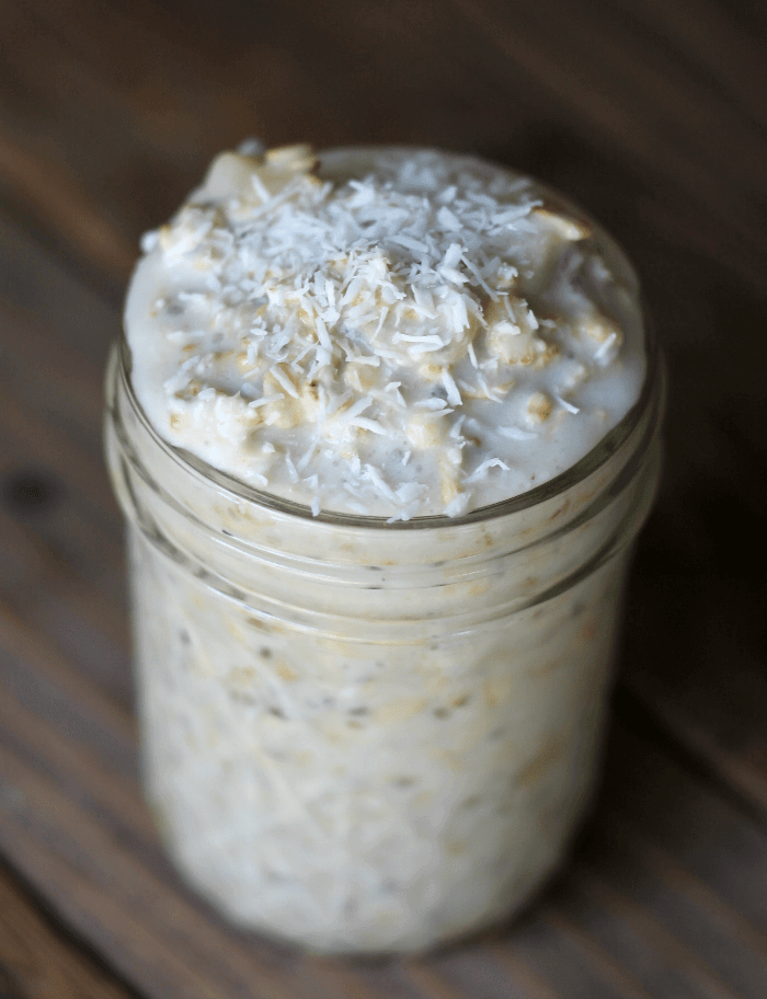  Banana and Coconut Overnight Oats