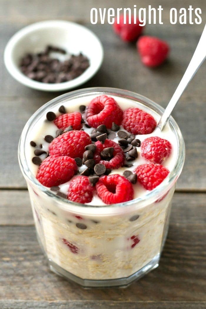 Raspberry Vanilla Overnight Oats