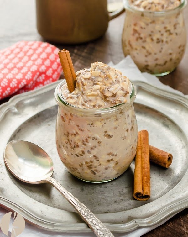 Chai Spiced Chia Overnight Oats