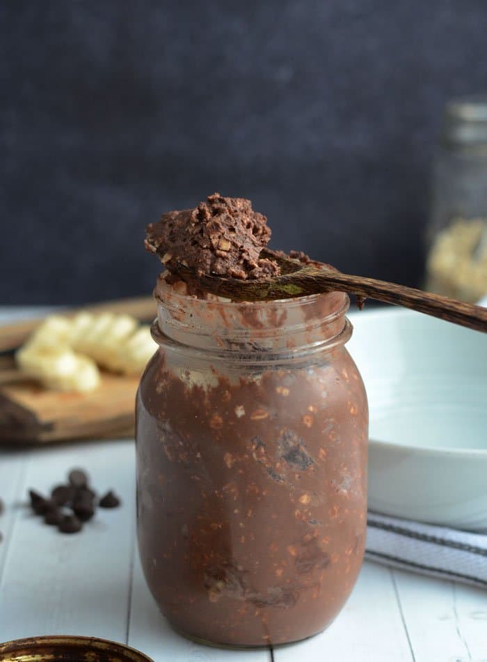 Brownie Batter Overnight Oats