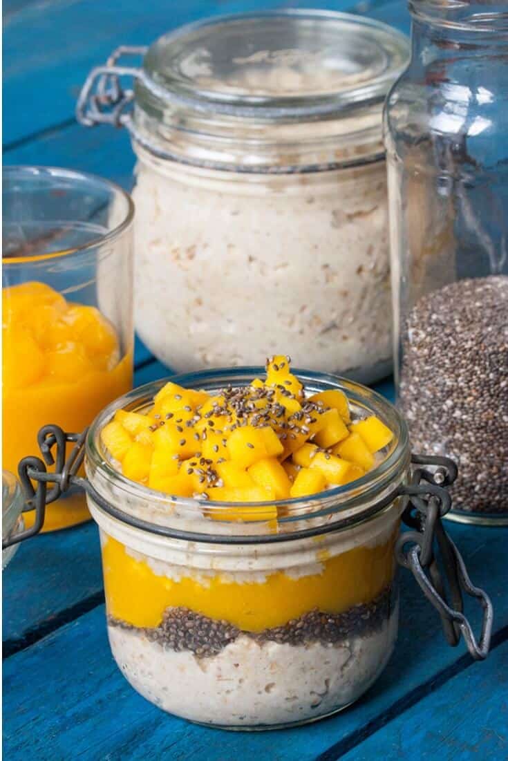 Mango and Chia Overnight Oats