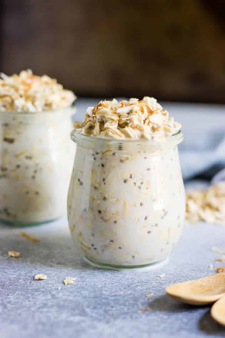 Coconut Cream Pie Overnight Oats 