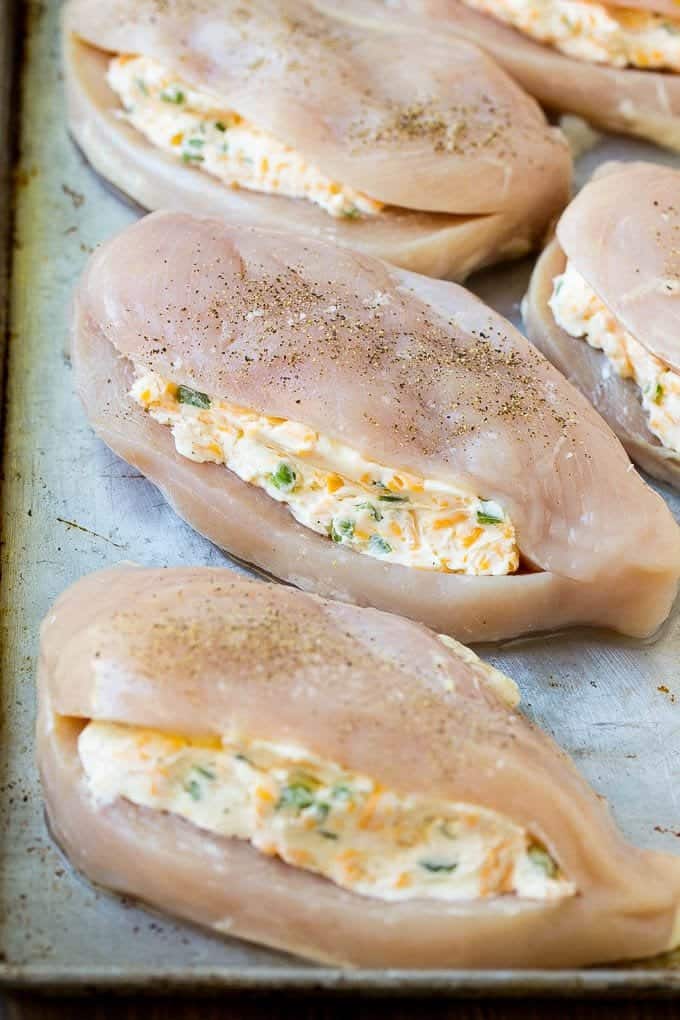 7 Jalapeno Popper Chicken Breats