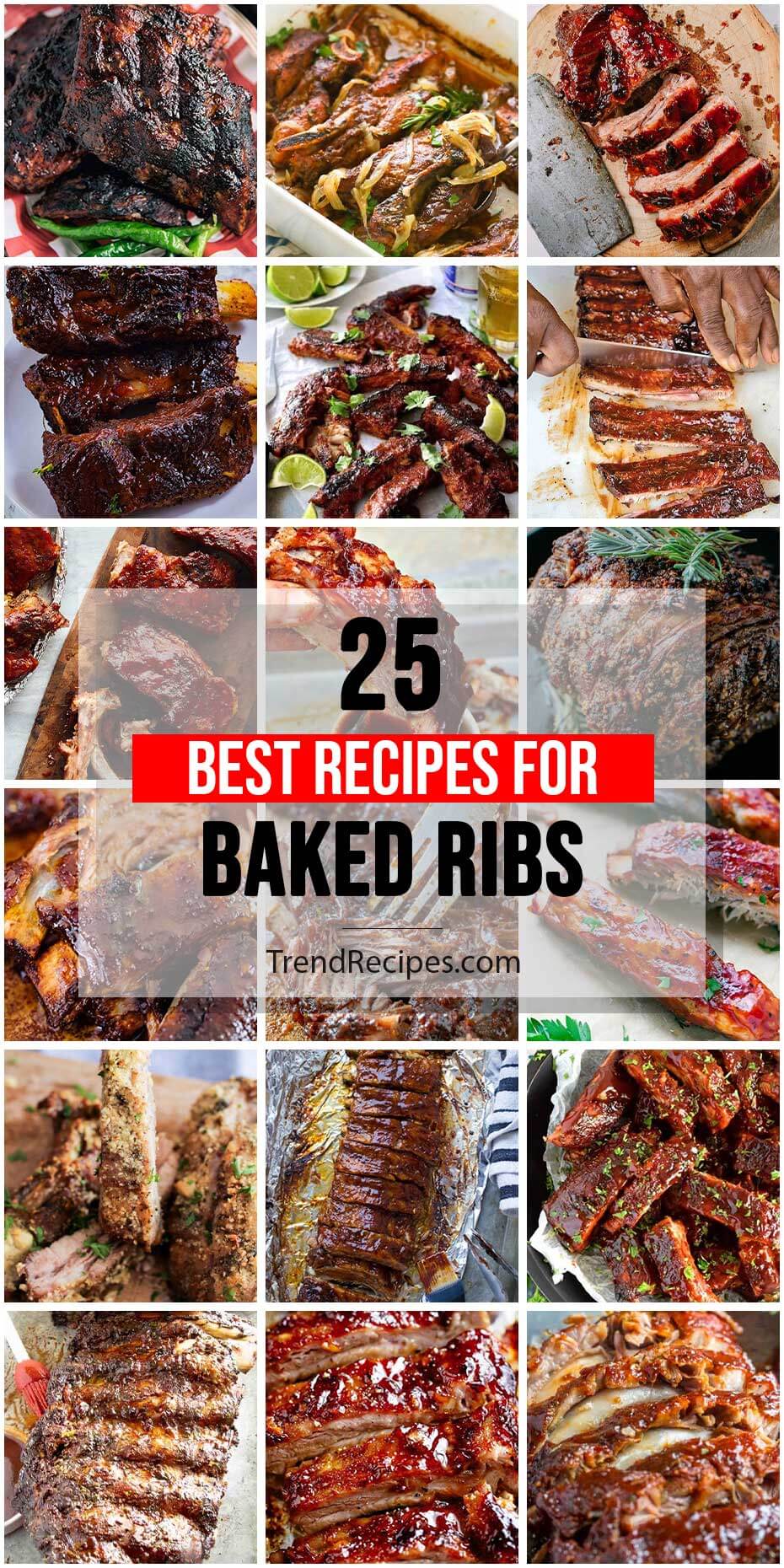 25 Best Recipes For Baked Ribs