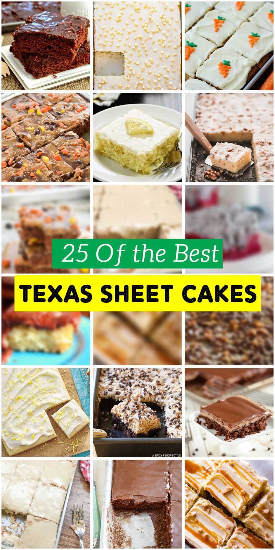 25 Texas Sheet Cakes To Get You Hooked