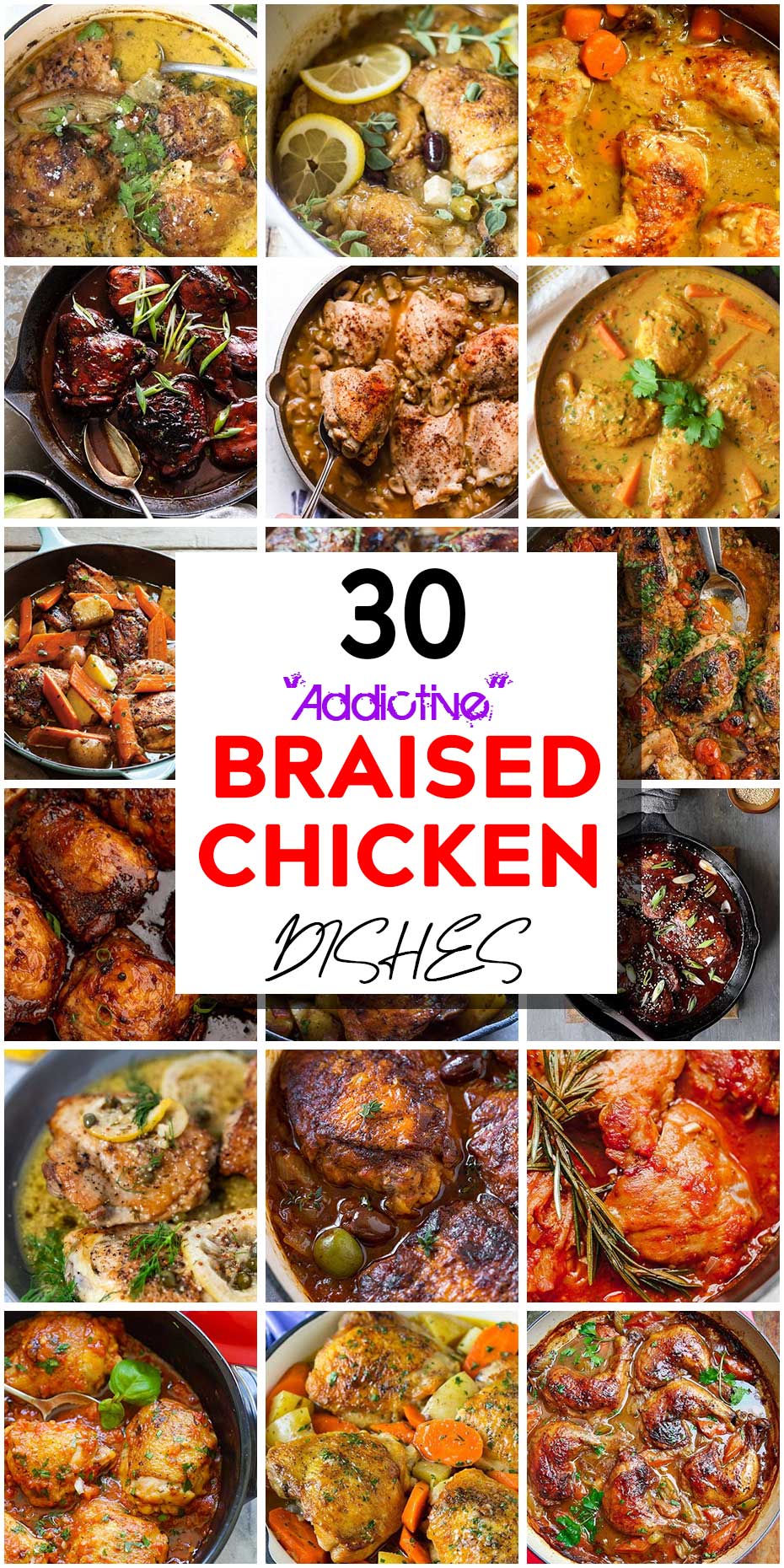 30 “Addictive” Braised Chicken Dishes