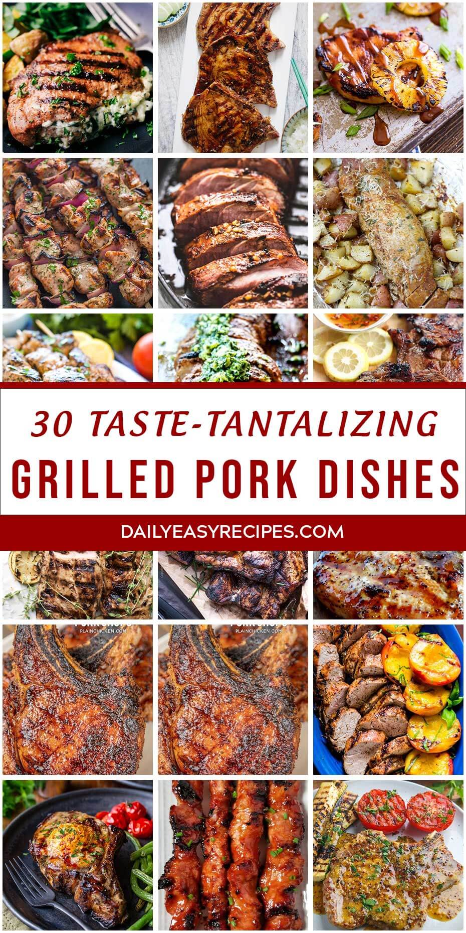 30 “Taste- Tantalizing” Grilled Pork Dishes