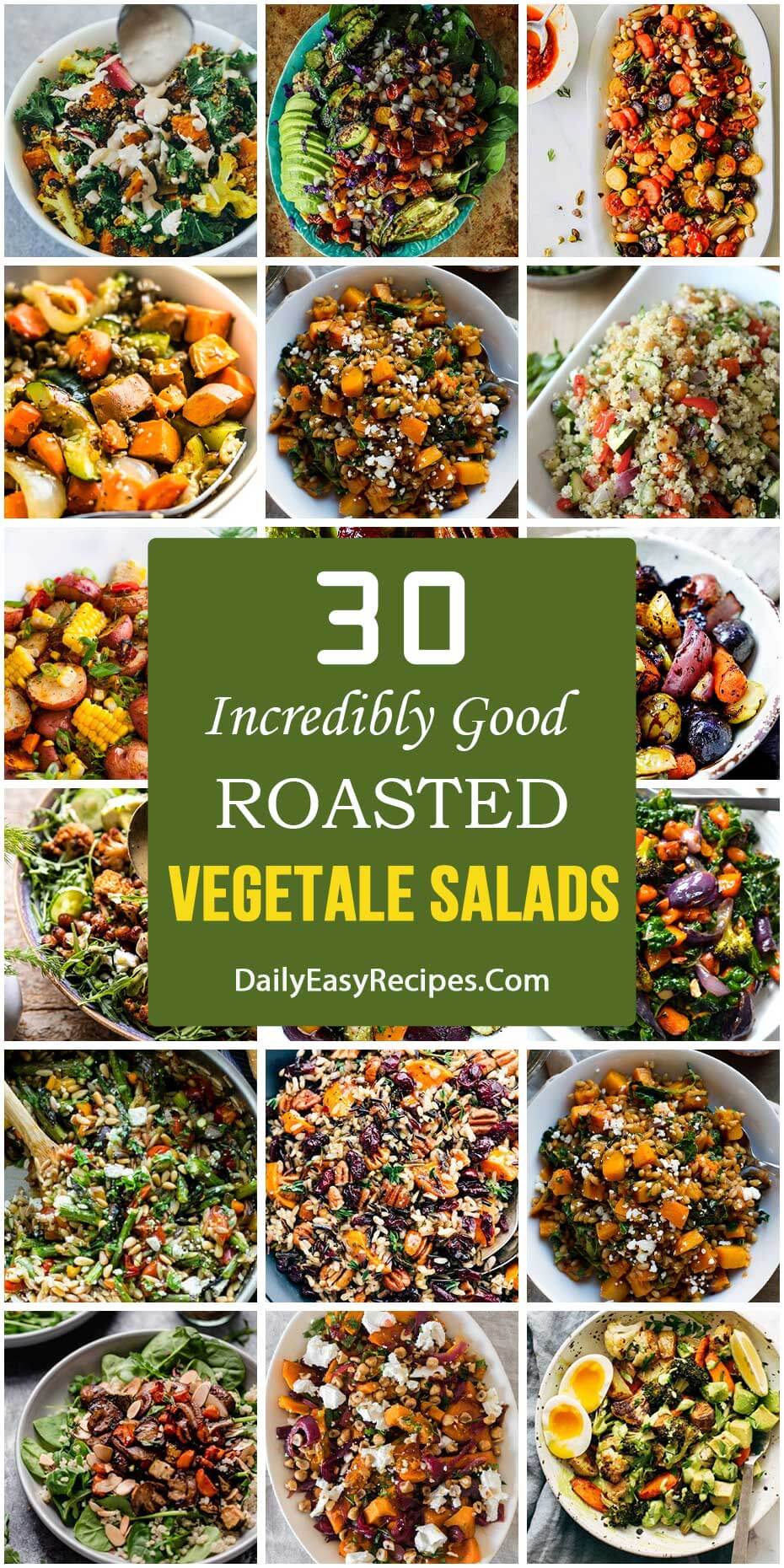 30 Incredibly Delicious Roasted Vegetable Salads