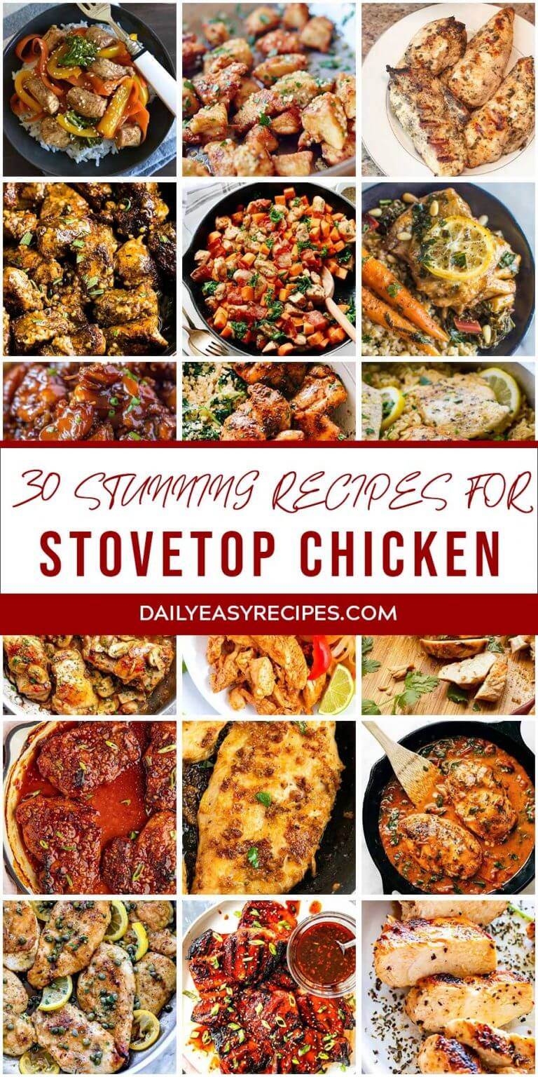 30 Stunning Recipes For Stovetop Chicken