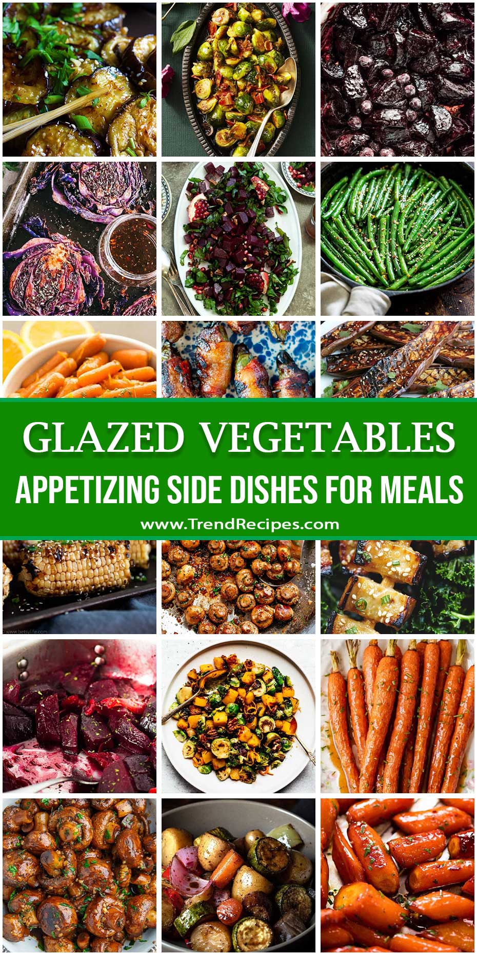 Glazed Vegetables: Appetizing Side Dishes For Meal