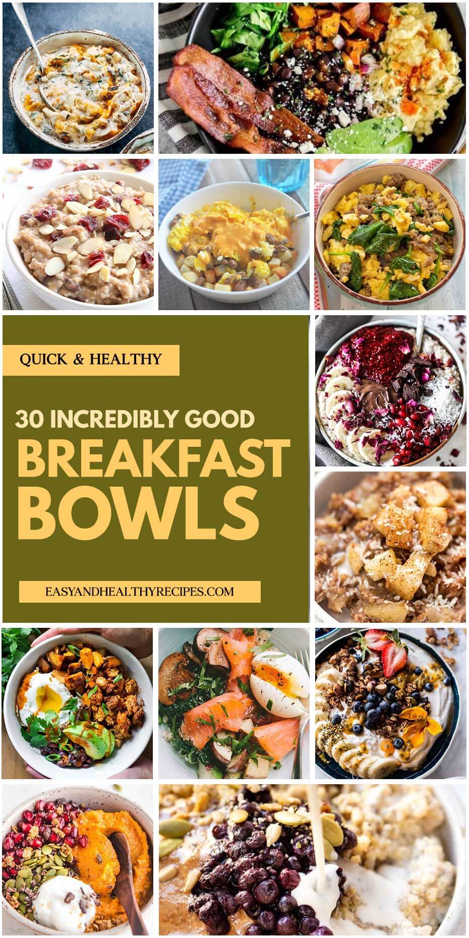 30 Incredibly Good Breakfast Bowls